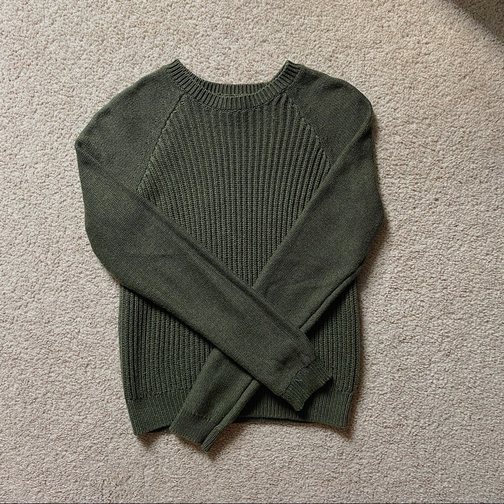 GREEN SWEATER - AEROPOSTALE